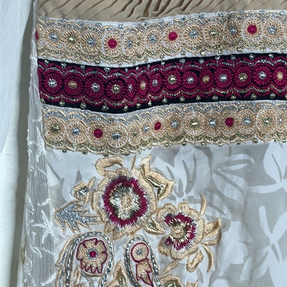 T19 Handmade DIY Afghan Maxi Dress with bell sleeves - Picture 10 of 16